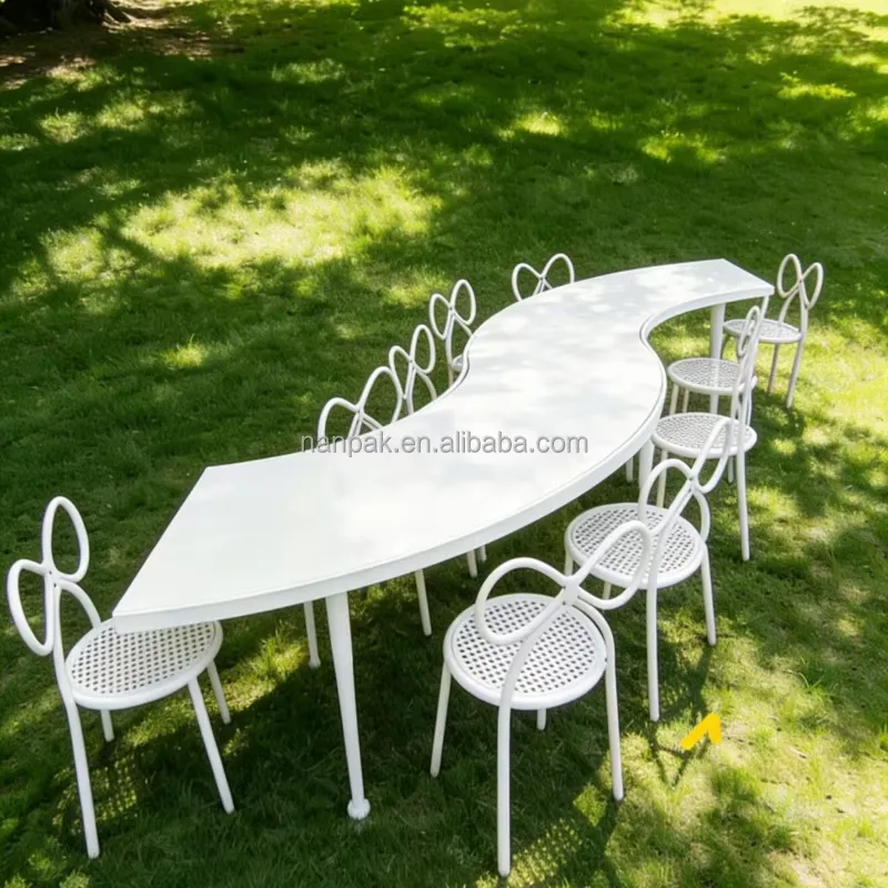 Outdoor Furniture Types - S Type Wooden Magic Table 2
