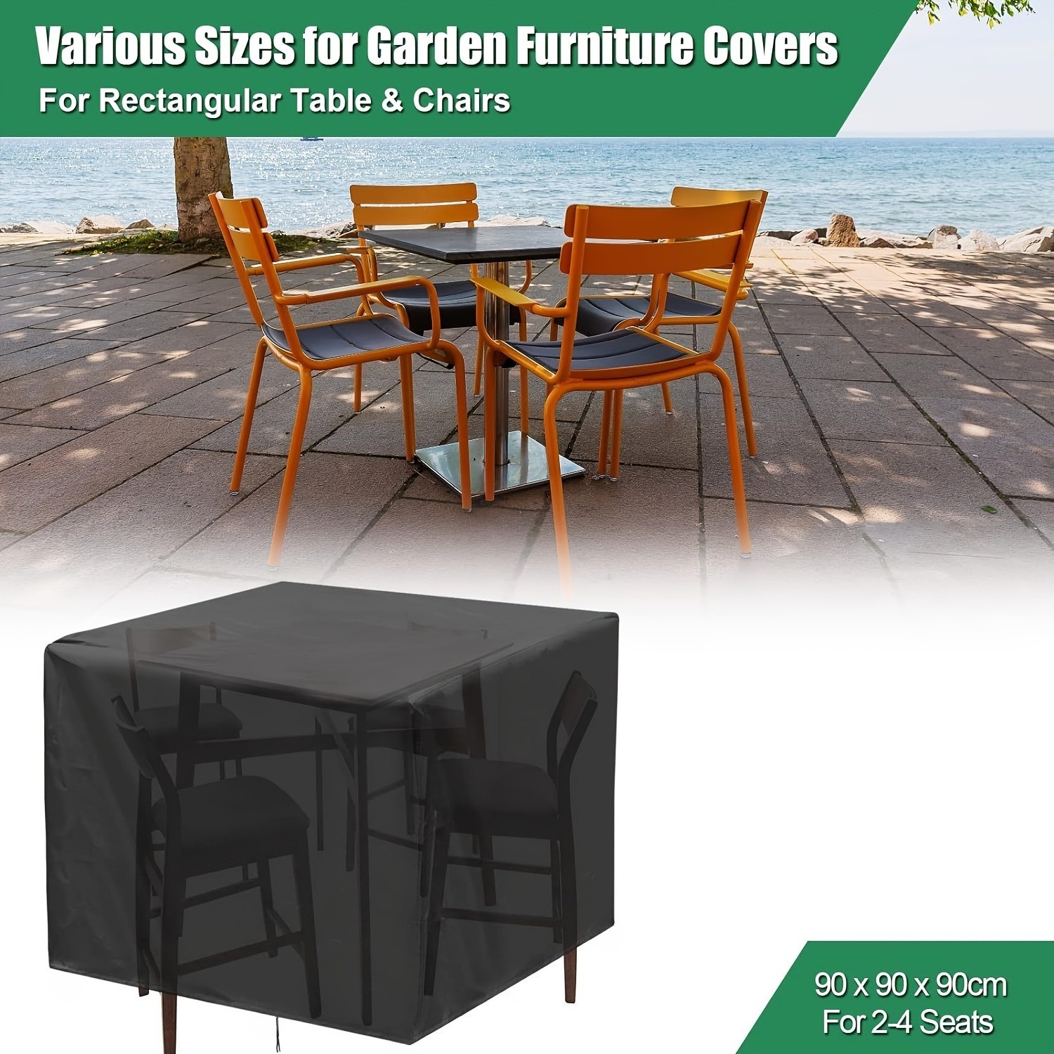 Outdoor Furniture Waterproof - Heavy-Duty 210D Outdoor Garden Furniture Cover