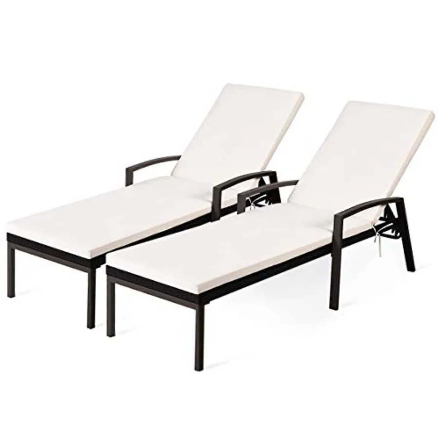 Patio chaise lounge set for ou - đánh giá và giá Rattan Lounge Set