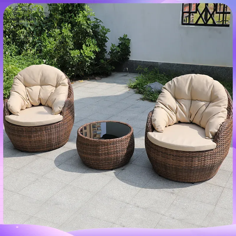 Wicker Outdoor Sofa Set for Sm - đánh giá và giá Rattan Lounge Set