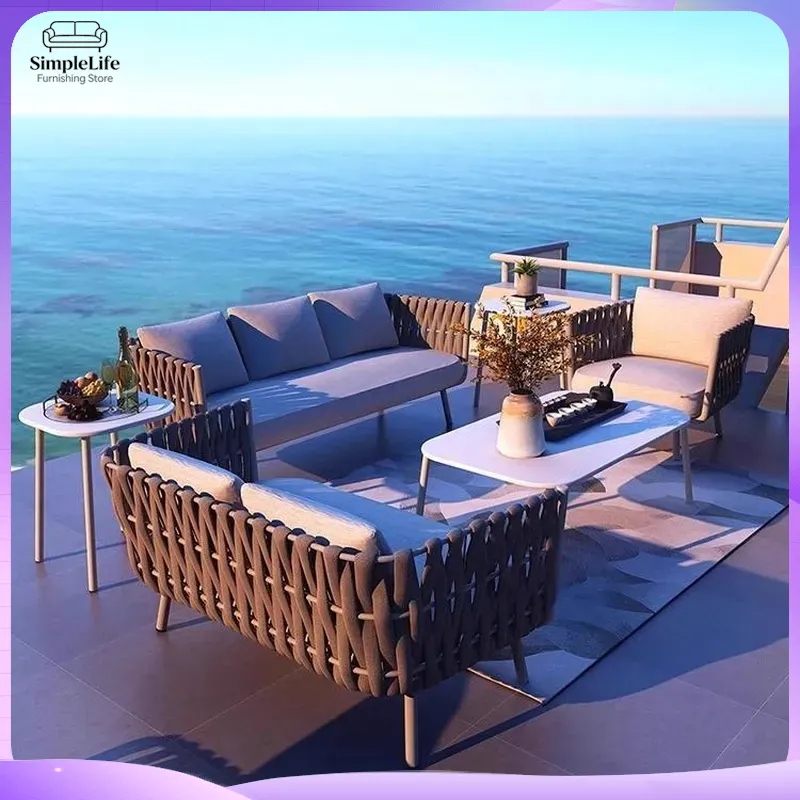 Outdoor Rattan Sofa Set for Ga - đánh giá và giá Rattan Lounge Set