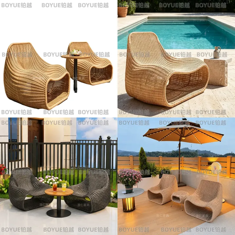Outdoor Wicker Patio Furniture - đánh giá và giá Rattan Lounge Set