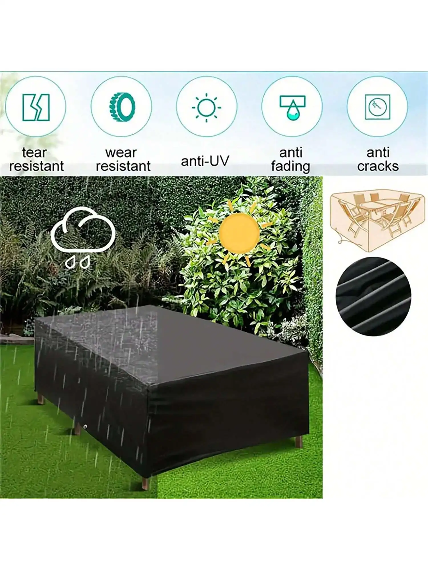 Multi-Size Outdoor Patio Garde - đánh giá và giá Outdoor Furniture Cover