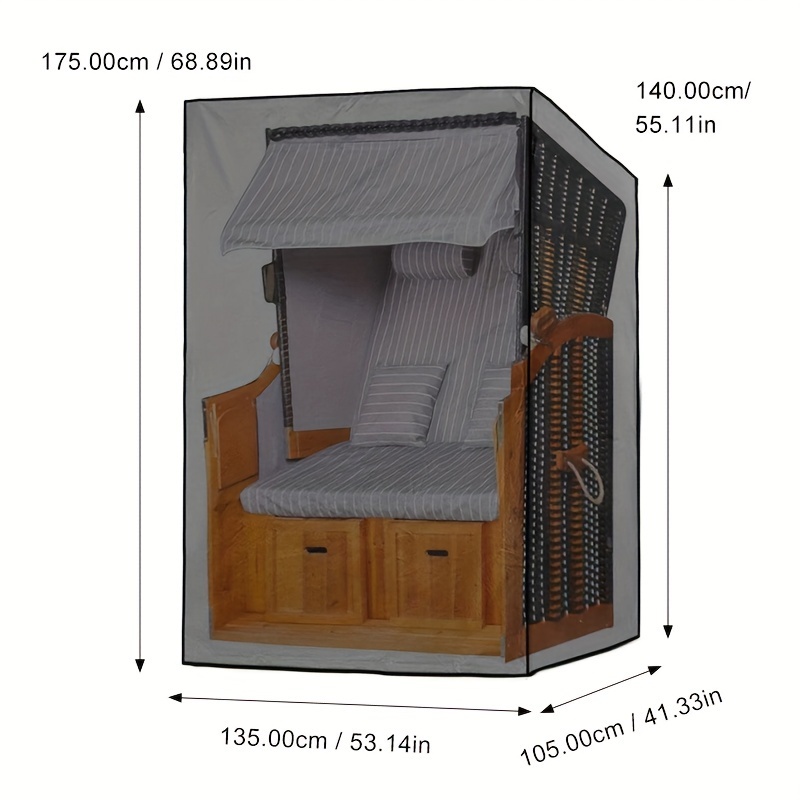 1‑Piece Black Outdoor Furnitur - đánh giá và giá Outdoor Furniture Cover