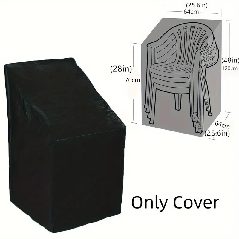 1pc Heavy-Duty Stacking Outdoo - đánh giá và giá Outdoor Furniture Cover