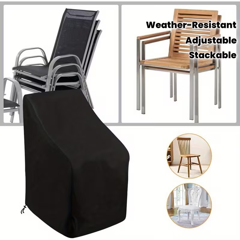 1pc Heavy-Duty Stacking Outdoo - đánh giá và giá Outdoor Furniture Cover