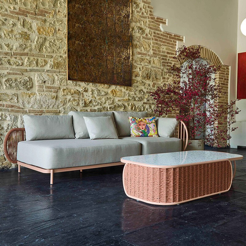 #Luxury Modern 3-Seater Outdoo - đánh giá và giá Rattan Lounge Set